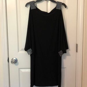Cold Shoulder Cocktail Dress.
